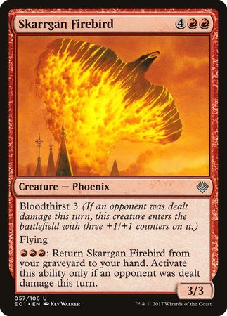 Skarrgan Firebird [Archenemy: Nicol Bolas] | Cards and Coasters CA