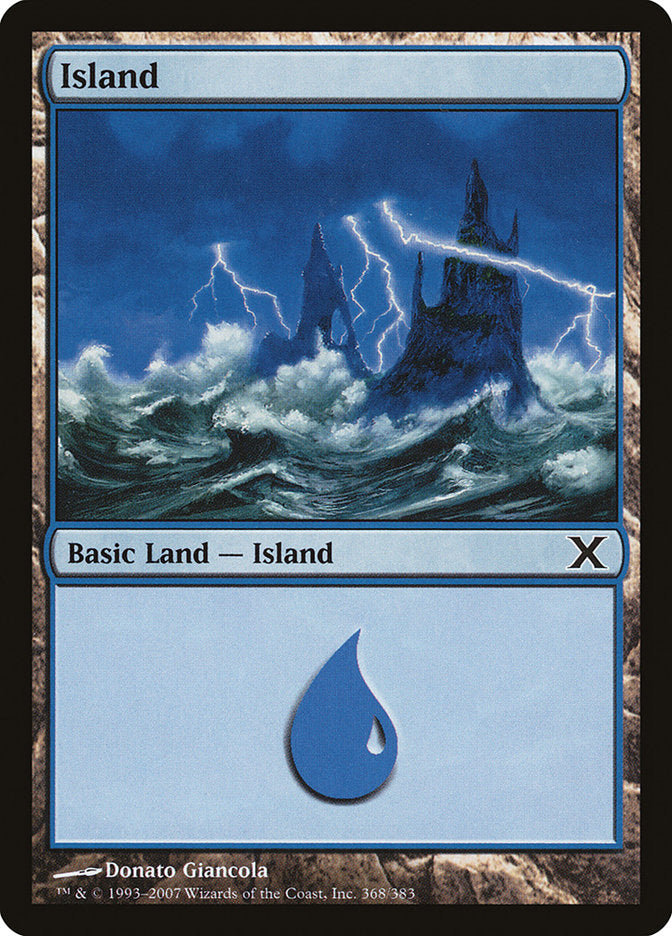 Island (368) [Tenth Edition] | Cards and Coasters CA