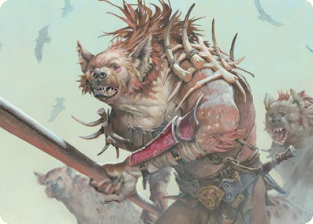 Gnoll Art Card [Dungeons & Dragons: Adventures in the Forgotten Realms Art Series] | Cards and Coasters CA