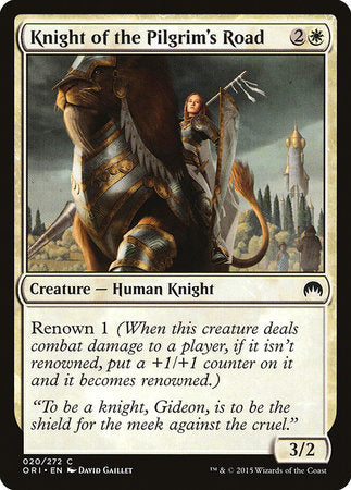 Knight of the Pilgrim's Road [Magic Origins] | Cards and Coasters CA