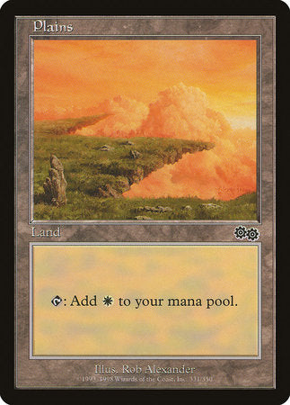 Plains (331) [Urza's Saga] | Cards and Coasters CA