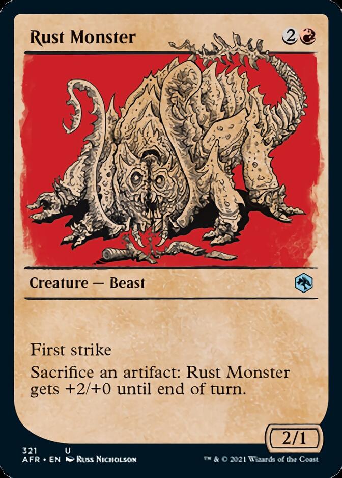 Rust Monster (Showcase) [Dungeons & Dragons: Adventures in the Forgotten Realms] | Cards and Coasters CA