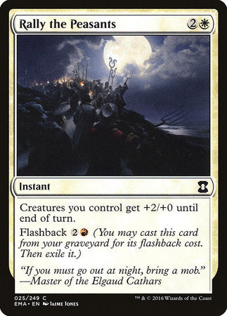 Rally the Peasants [Eternal Masters] | Cards and Coasters CA