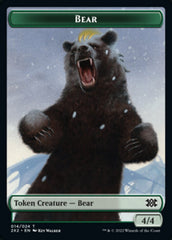 Bear // Eldrazi Scion Double-sided Token [Double Masters 2022 Tokens] | Cards and Coasters CA