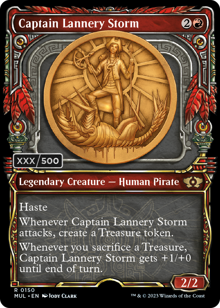 Captain Lannery Storm (Serialized) [Multiverse Legends] | Cards and Coasters CA