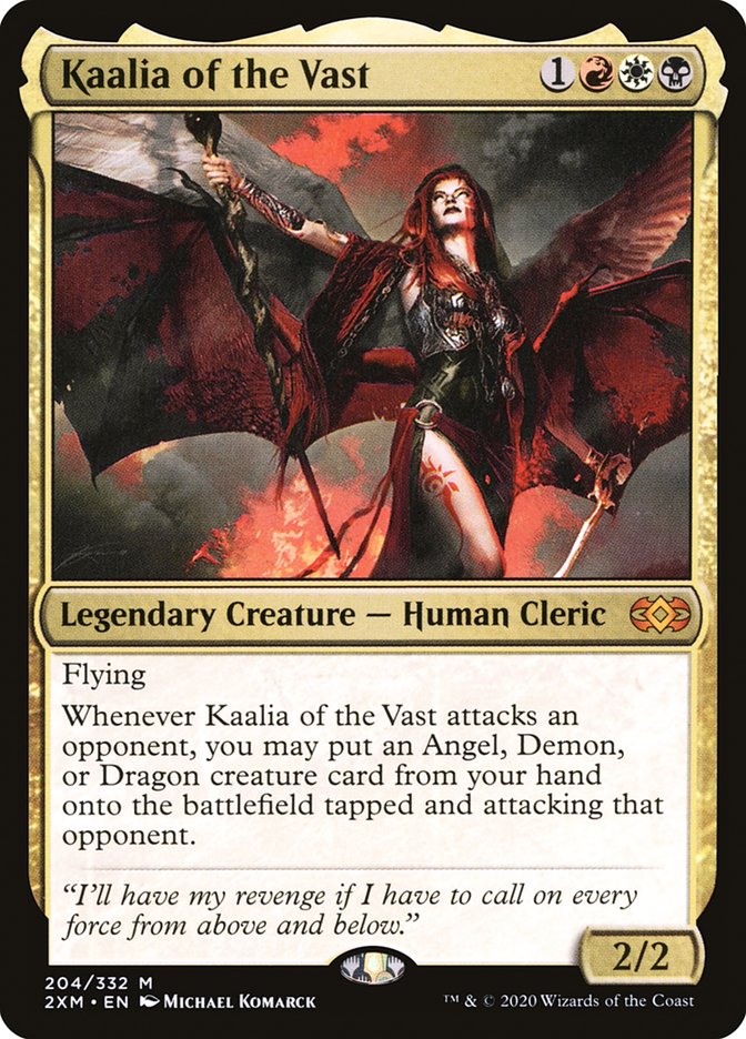 Kaalia of the Vast [Double Masters] | Cards and Coasters CA