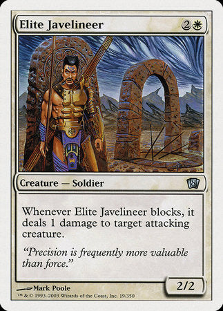 Elite Javelineer [Eighth Edition] | Cards and Coasters CA