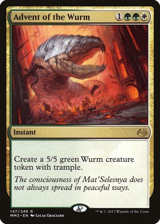 Advent of the Wurm [Modern Masters 2017] | Cards and Coasters CA