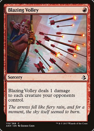 Blazing Volley [Amonkhet] | Cards and Coasters CA