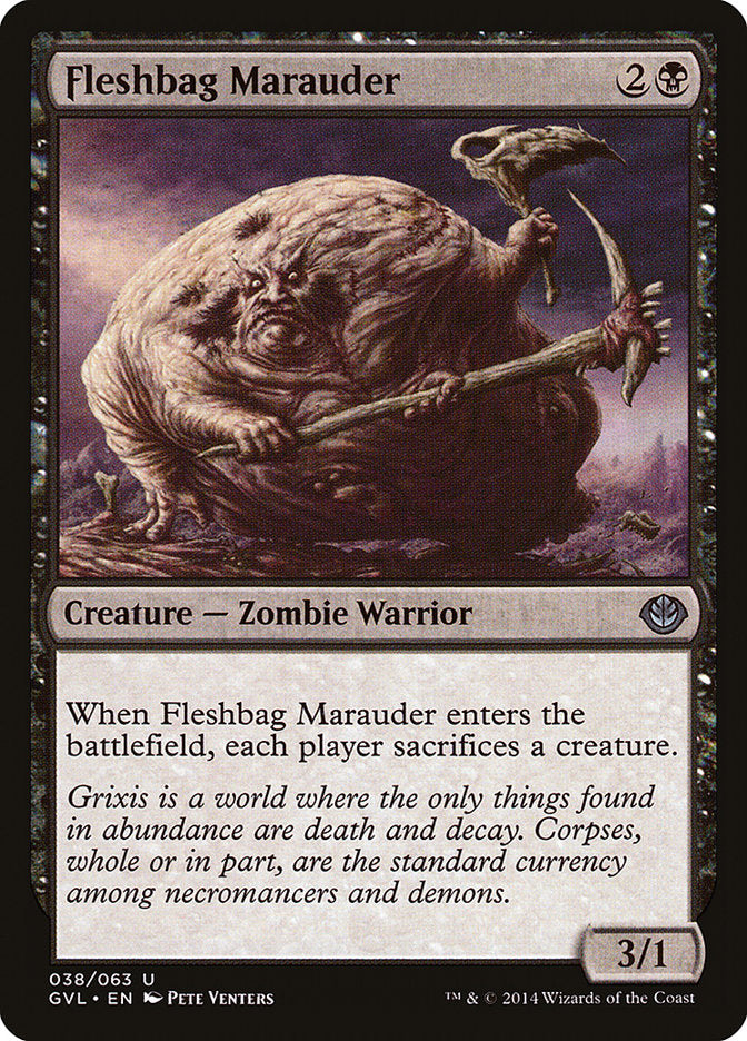 Fleshbag Marauder (Garruk vs. Liliana) [Duel Decks Anthology] | Cards and Coasters CA