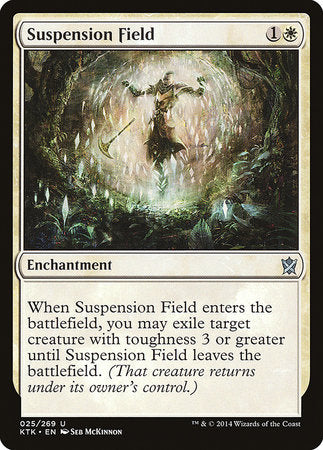 Suspension Field [Khans of Tarkir] | Cards and Coasters CA