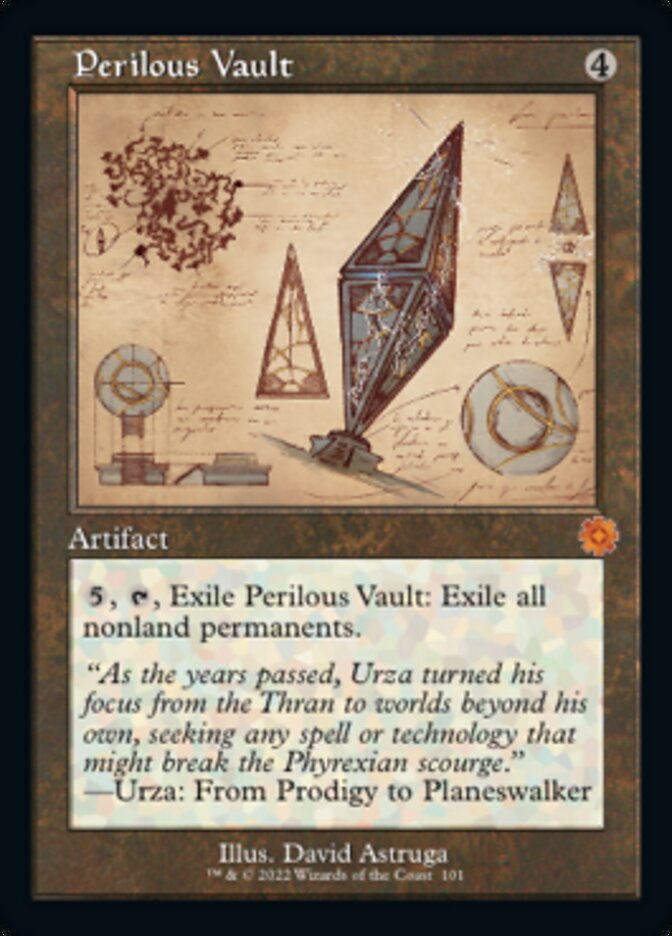 Perilous Vault (Retro Schematic) [The Brothers' War Retro Artifacts] | Cards and Coasters CA