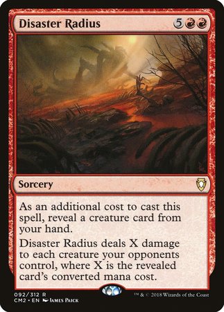 Disaster Radius [Commander Anthology Volume II] | Cards and Coasters CA