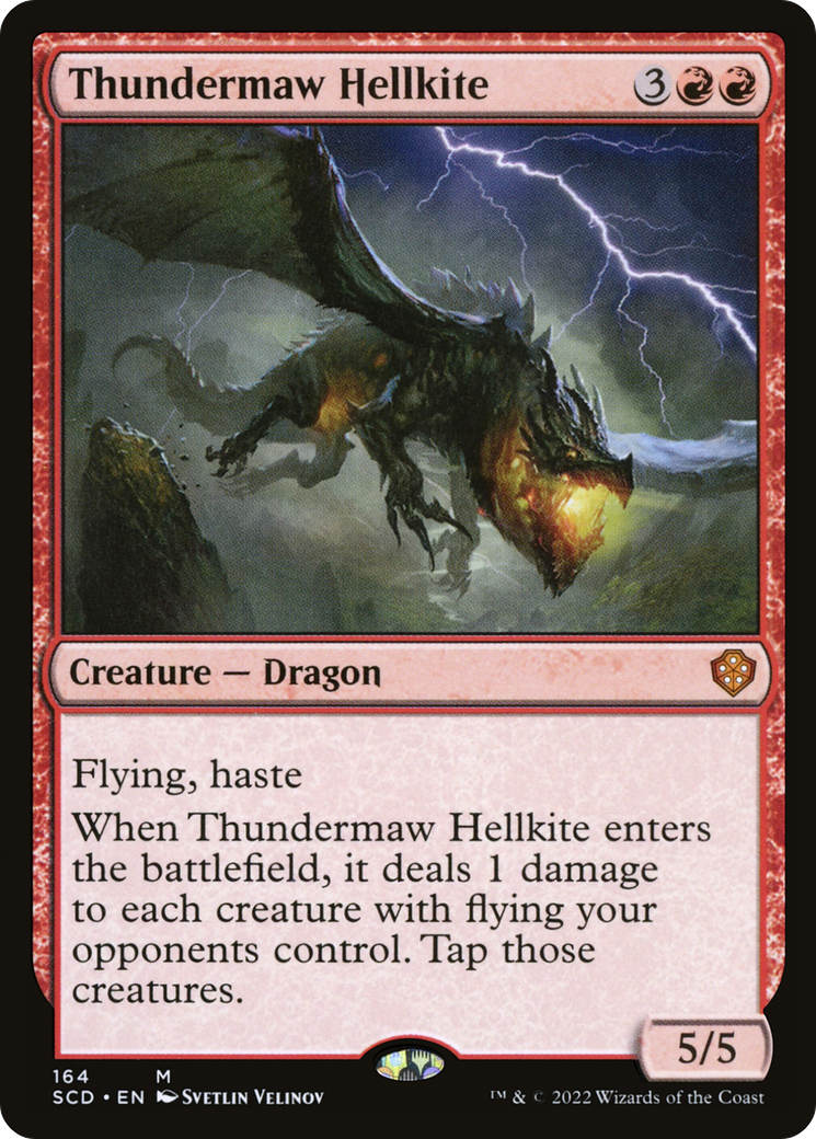Thundermaw Hellkite [Starter Commander Decks] | Cards and Coasters CA