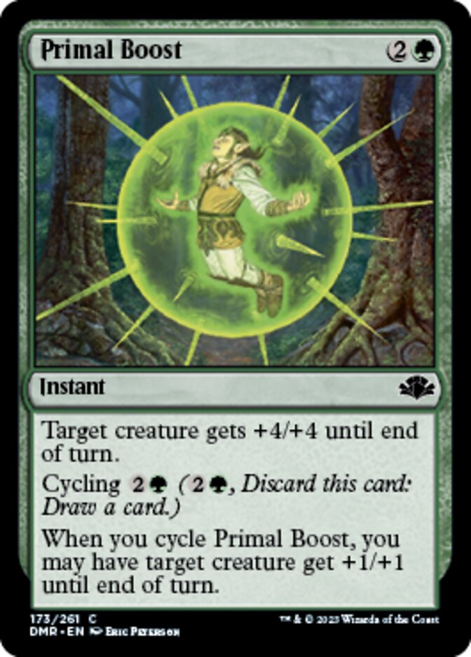 Primal Boost [Dominaria Remastered] | Cards and Coasters CA