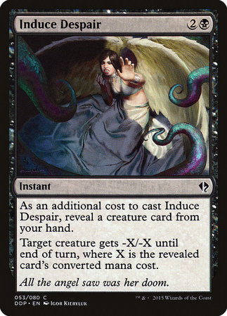 Induce Despair [Duel Decks: Zendikar vs. Eldrazi] | Cards and Coasters CA