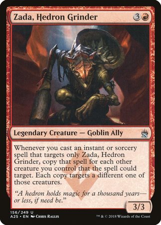 Zada, Hedron Grinder [Masters 25] | Cards and Coasters CA