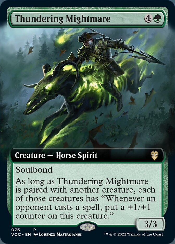 Thundering Mightmare (Extended) [Innistrad: Crimson Vow Commander] | Cards and Coasters CA