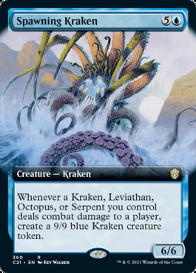 Spawning Kraken (Extended) [Commander 2021] | Cards and Coasters CA