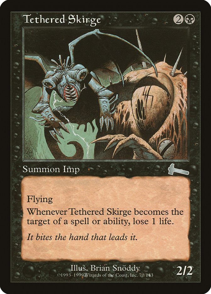 Tethered Skirge [Urza's Legacy] | Cards and Coasters CA
