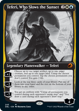 Teferi, Who Slows the Sunset [Innistrad: Double Feature] | Cards and Coasters CA