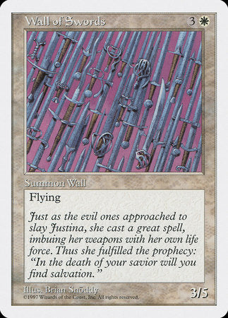 Wall of Swords [Fifth Edition] | Cards and Coasters CA