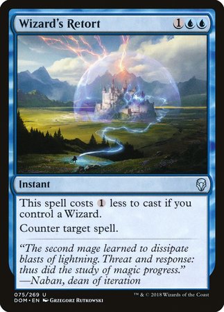 Wizard's Retort [Dominaria] | Cards and Coasters CA