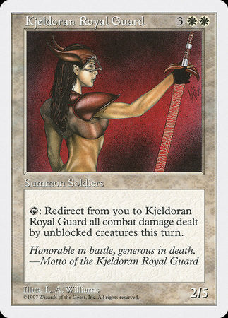 Kjeldoran Royal Guard [Fifth Edition] | Cards and Coasters CA