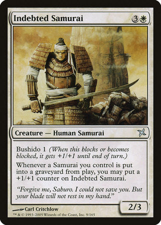 Indebted Samurai [Betrayers of Kamigawa] | Cards and Coasters CA