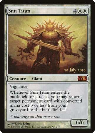 Sun Titan [Magic 2011 Promos] | Cards and Coasters CA