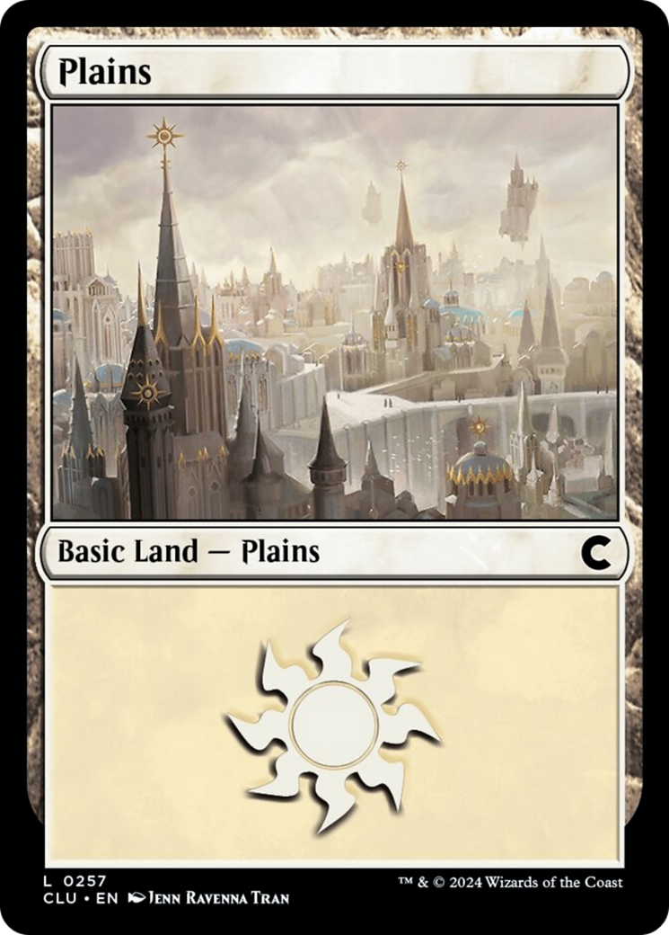 Plains (0257) [Ravnica: Clue Edition] | Cards and Coasters CA