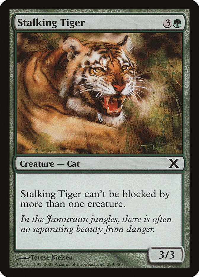 Stalking Tiger [Tenth Edition] | Cards and Coasters CA
