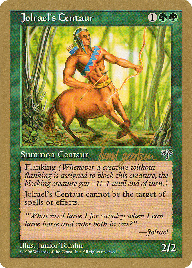 Jolrael's Centaur (Svend Geertsen) [World Championship Decks 1997] | Cards and Coasters CA