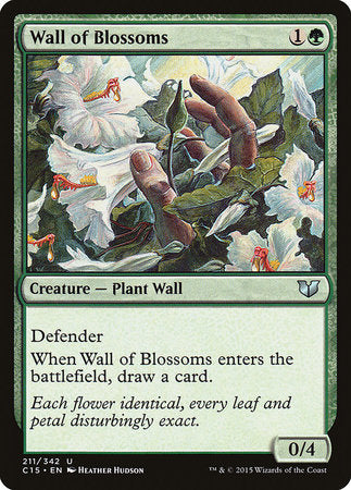 Wall of Blossoms [Commander 2015] | Cards and Coasters CA