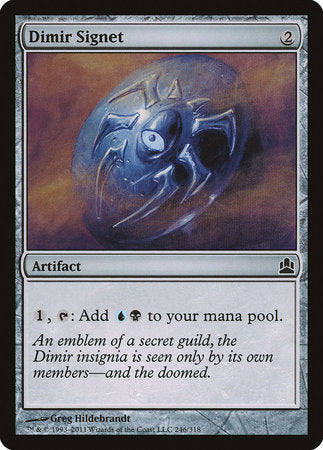 Dimir Signet [Commander 2011] | Cards and Coasters CA