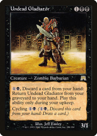 Undead Gladiator [Onslaught] | Cards and Coasters CA