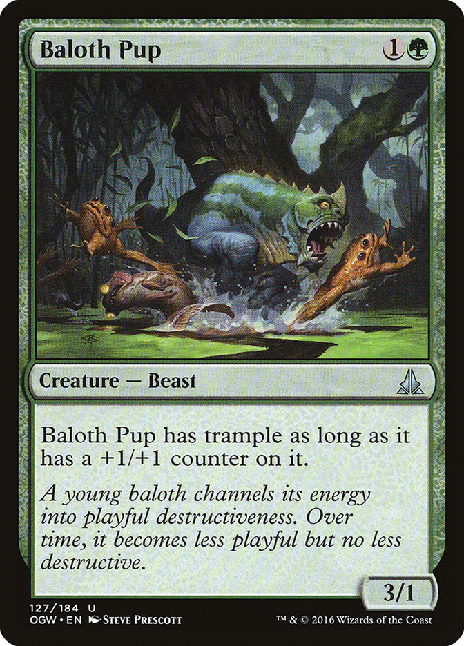 Baloth Pup [Oath of the Gatewatch] | Cards and Coasters CA