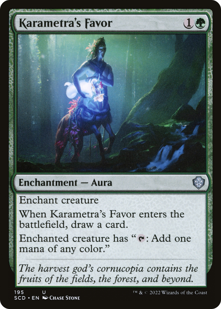 Karametra's Favor [Starter Commander Decks] | Cards and Coasters CA