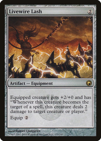 Livewire Lash [Scars of Mirrodin] | Cards and Coasters CA
