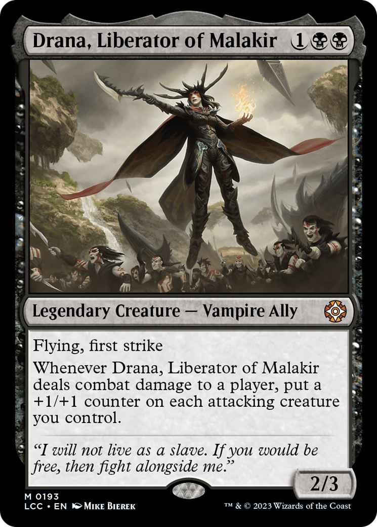 Drana, Liberator of Malakir [The Lost Caverns of Ixalan Commander] | Cards and Coasters CA