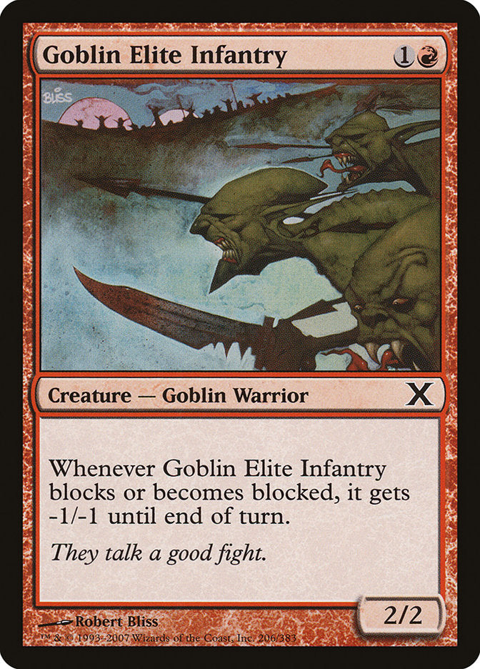 Goblin Elite Infantry [Tenth Edition] | Cards and Coasters CA