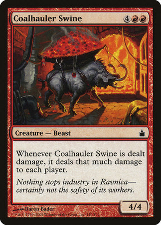 Coalhauler Swine [Ravnica: City of Guilds] | Cards and Coasters CA