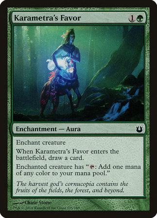 Karametra's Favor [Born of the Gods] | Cards and Coasters CA