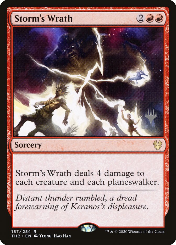 Storm's Wrath  (Promo Pack) [Theros Beyond Death Promos] | Cards and Coasters CA