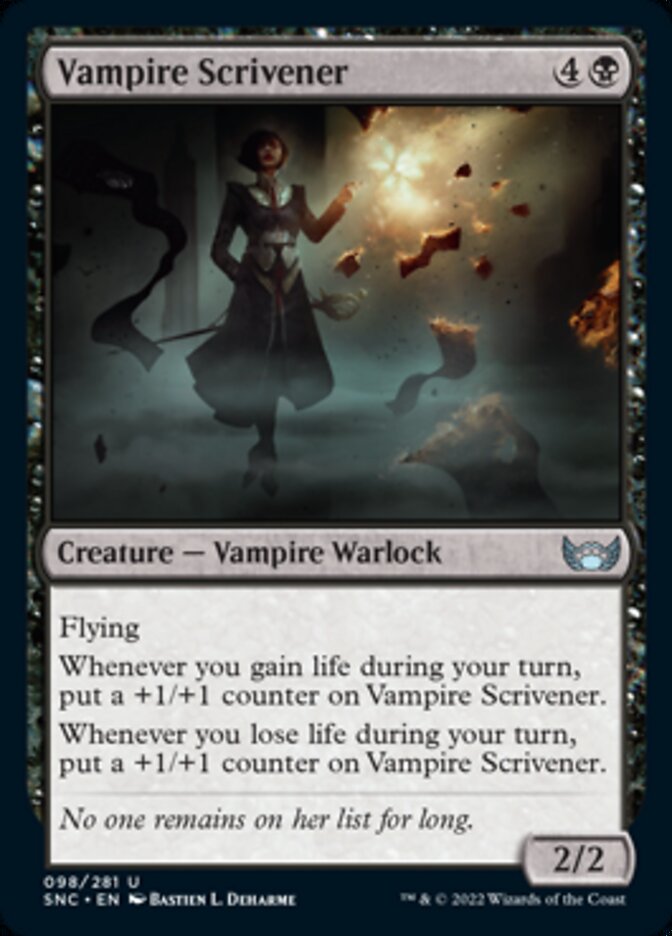 Vampire Scrivener [Streets of New Capenna] | Cards and Coasters CA