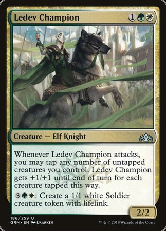 Ledev Champion [Guilds of Ravnica] | Cards and Coasters CA