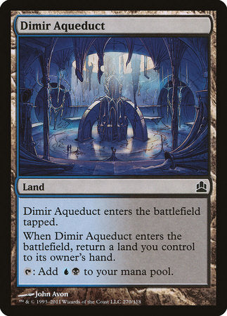 Dimir Aqueduct [Commander 2011] | Cards and Coasters CA