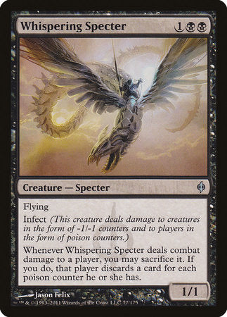 Whispering Specter [New Phyrexia] | Cards and Coasters CA