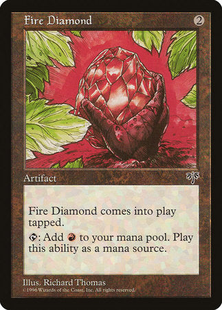 Fire Diamond [Mirage] | Cards and Coasters CA