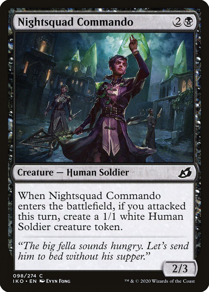 Nightsquad Commando [Ikoria: Lair of Behemoths] | Cards and Coasters CA